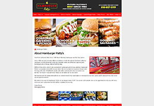 hamburger patties catering 